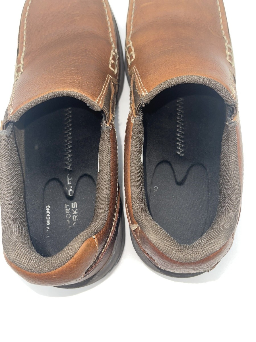 Rockport Mens 10 M Extreme Light RK6748 Work Shoes Steel Toe Brown Leather Rockport Extreme Light - RK6748 - Men main image 3