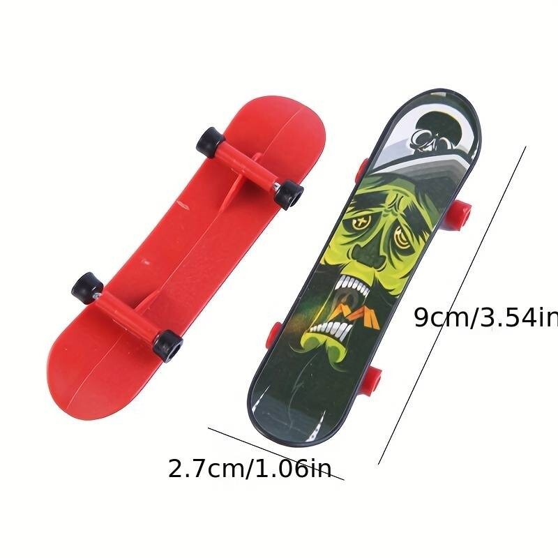 5pcs Mini Pack Finger Board Tech Skateboard Deck Truck Toy Gift Kids Children US