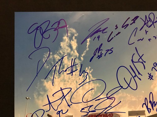 2015 KANSAS CITY CHIEFS Autographed Autograph Signed 11x14 Team Photo X18 KELCE - Picture 3 of 5