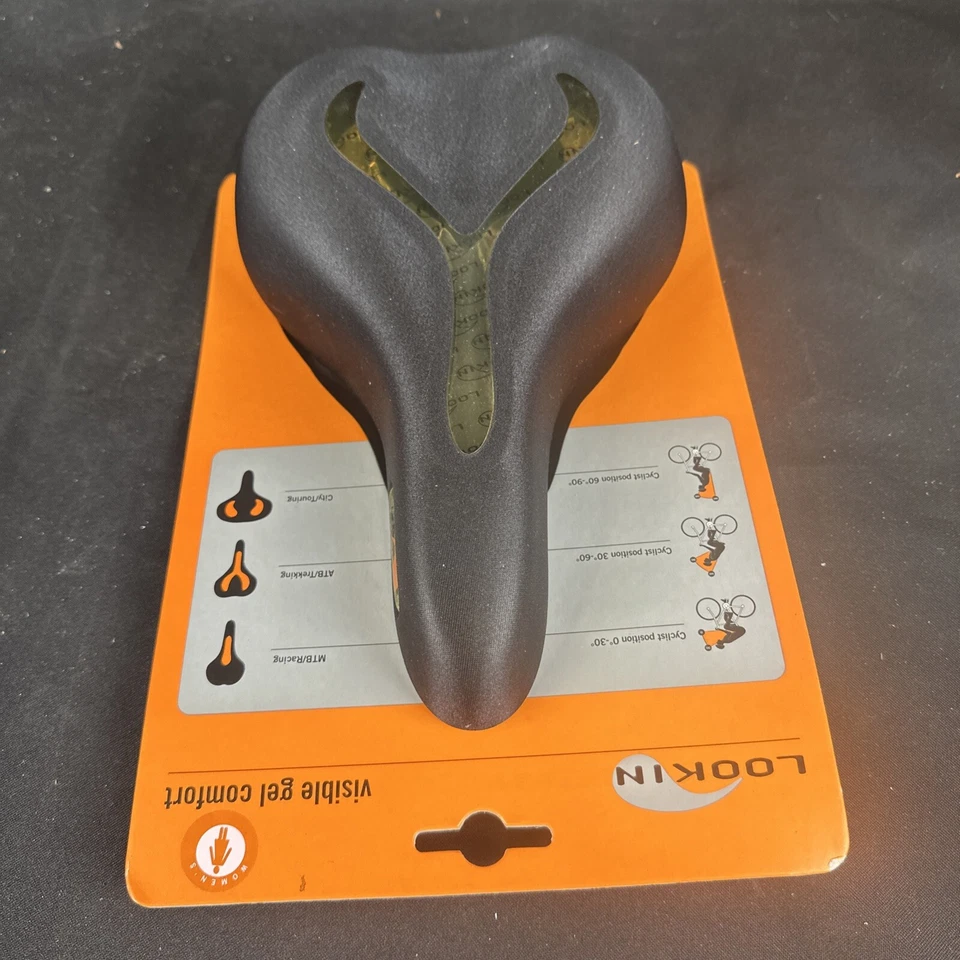 NOS Royalgel Seat Gel Bicycle Saddle Italy Vintage Bike Parts MTB Racing - Image 2 of 4