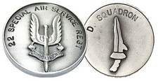 D Sqn - SAS 22 Special Air Service Regiment Coin - Hand Made Original D Squadron