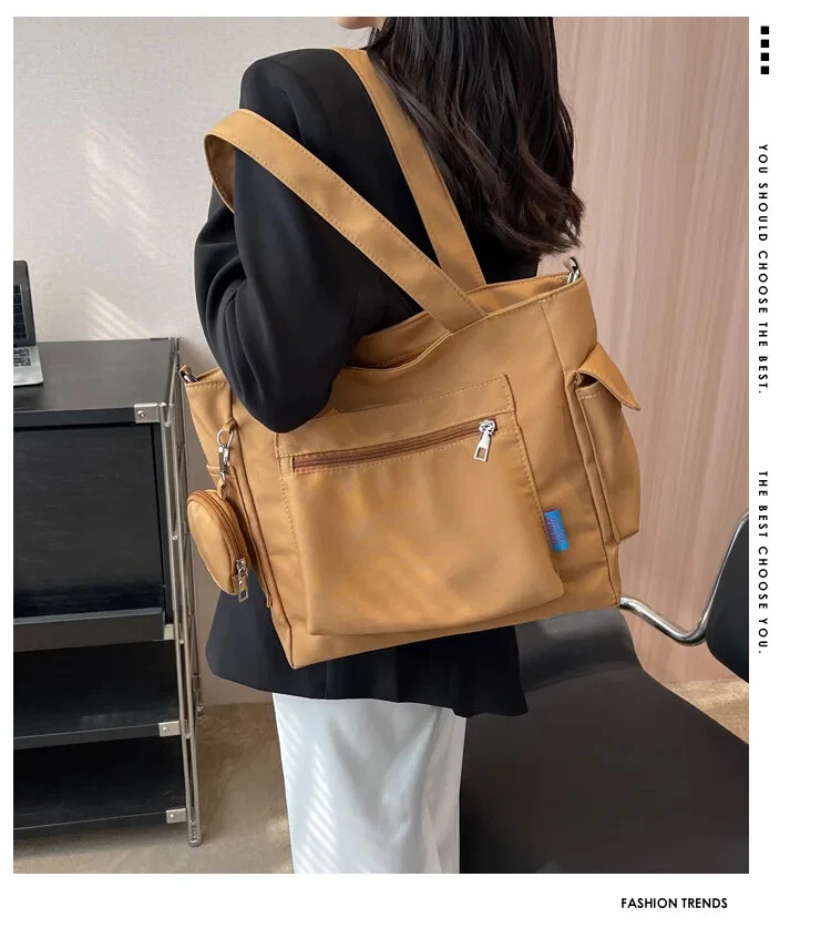 Student Tote Bag Crossbody Shoulder Purse for School & College