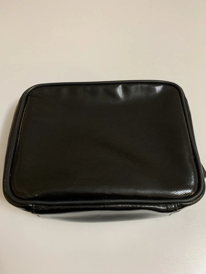 Gucci косметический макияж сумка мешок черный Dilux лакированная кожа Shinny - Изображение 3 из 4