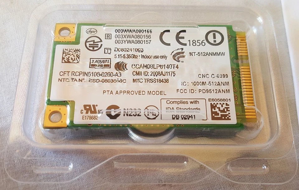 Intel 5100 WIFI 512AN_MMW 300Mbps Mini PCI-E Wireless WLAN Card Module NEW - Image 4 of 4