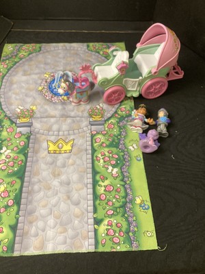 Fisher Price Little People Royal Princess Carriage Horse Knight Dragon Play Mat | eBay