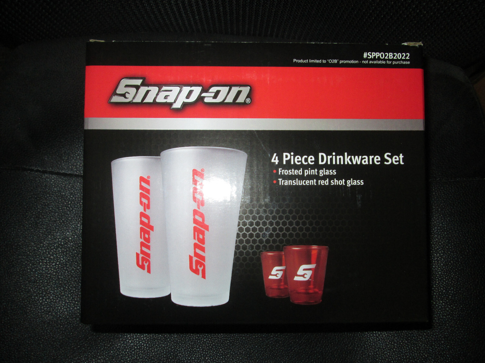 snap-on 4 piece drinkware set new