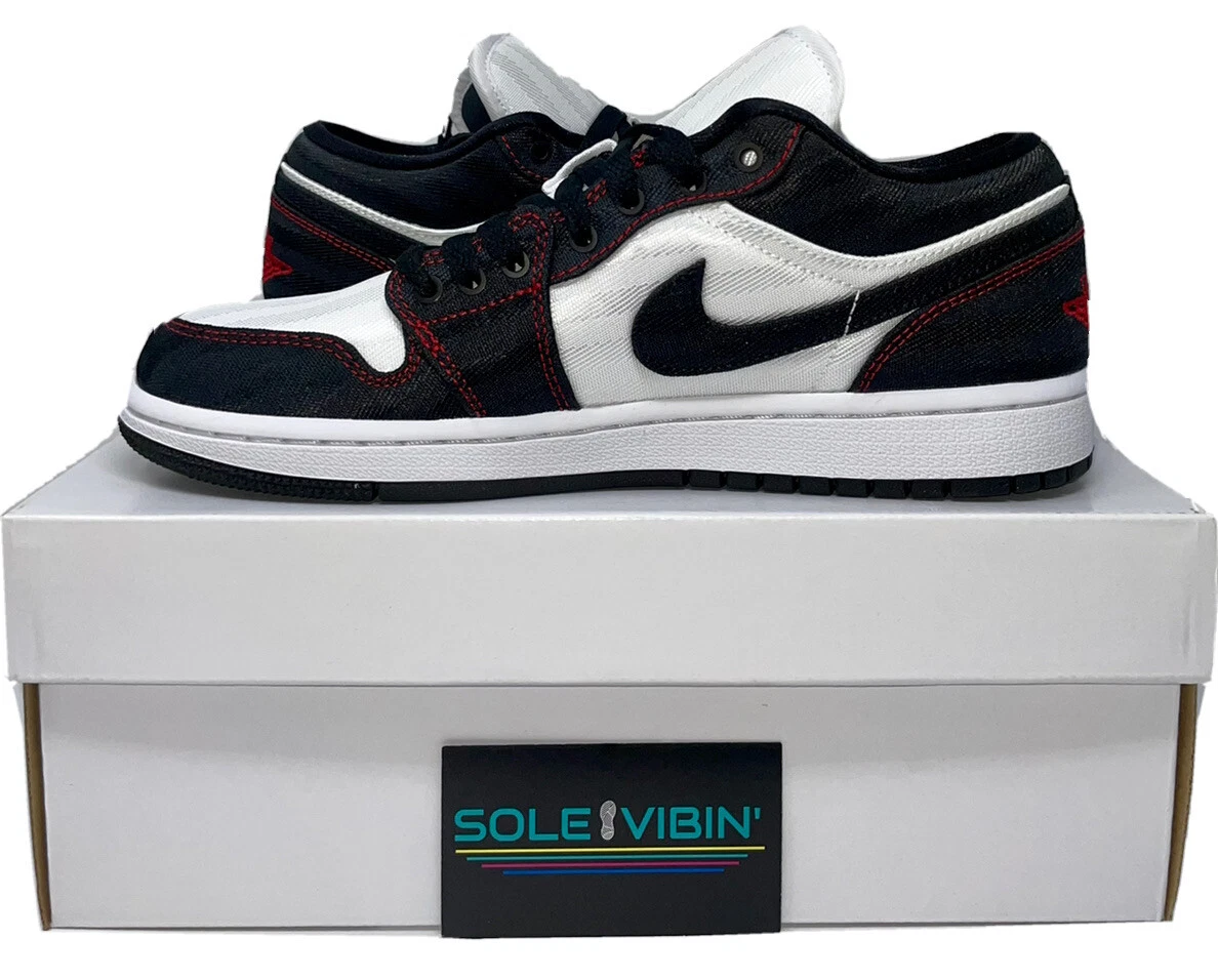 Nike Air Jordan 1 Low SE utilitarias blancas negras rojas gimnasio