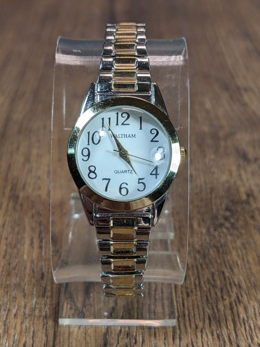 Waltham ~ Women's Gold & Silver Tone Wristwatch~ Quartz Waltham ~ Women's Gold & Silver Tone Wristwatch~ Quartz