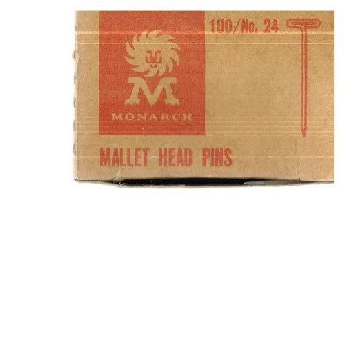 JEWELRY MALLET HEAD PINS #24 MONARCH