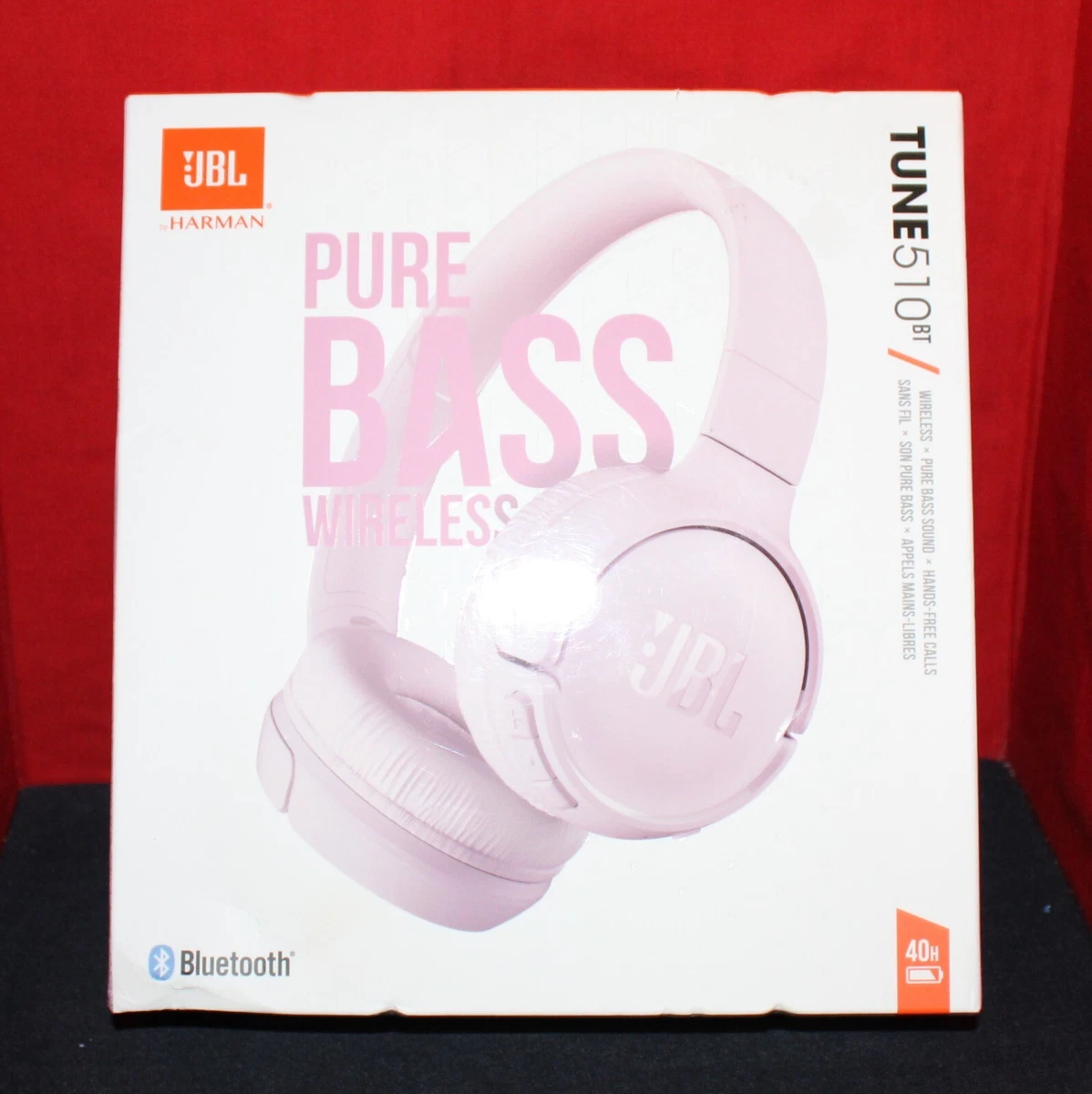 AURICULAR JBL BLUETOOTH PURE BASS TUNE 510BT ORIGINAL