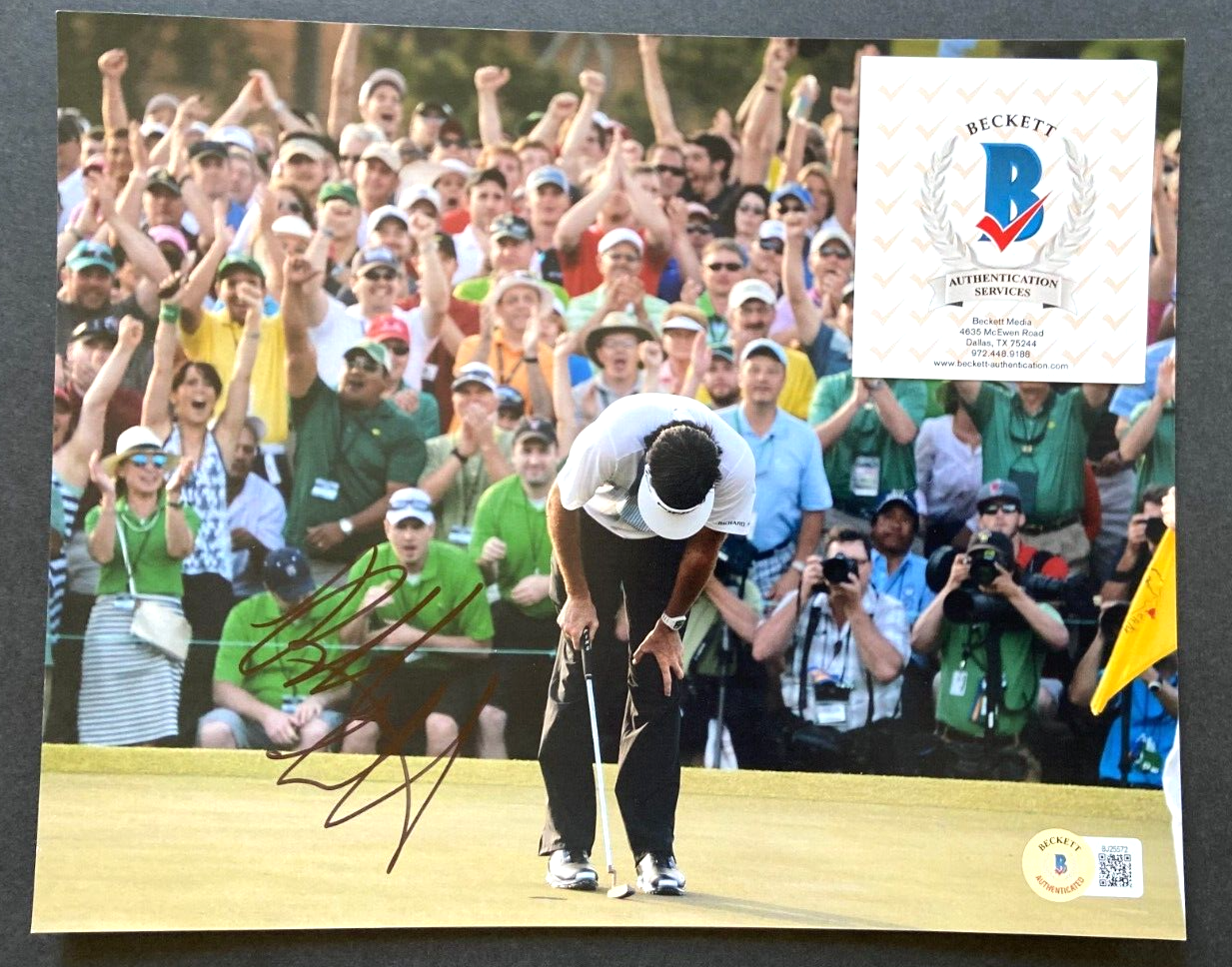 Bubba Watson Autographed Signed 8X10 PHOTO 2012 2014 MASTERS WINNER OPEN LIV 2023 OPEN BAS 