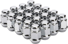 20pcs Premium Chrome Mag Lug Nuts for Toyota Lexus 12x1.5mm Hex 19mm