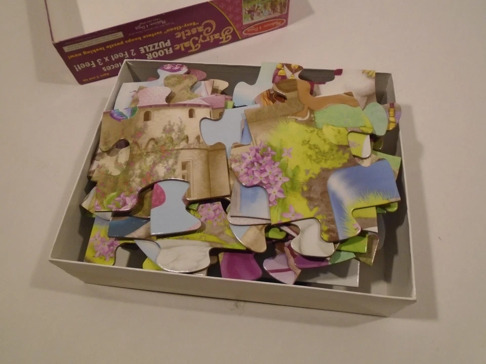 拼图 Melissa & Doug 童话城堡地板拼图 48 件完整 — 第 2/3 张图片