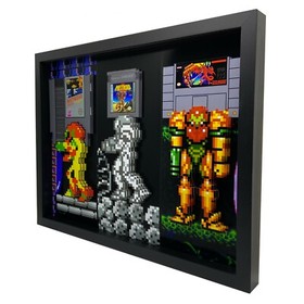 Metroid Super Nintendo Game Boy 3D Pop Art Video Game 8 16 Bit NES Print Gamer