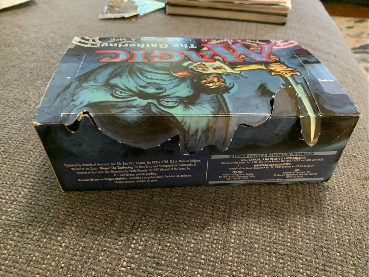 MTG: STRONGHOLD Empty Booster Pack Display Box - Magic - No Packs