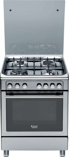 Hotpoint Ariston Cucina a Gas 4 Fuochi Forno Elettrico 60x60cm  CX65S7D2IT(X)/HAH | eBay