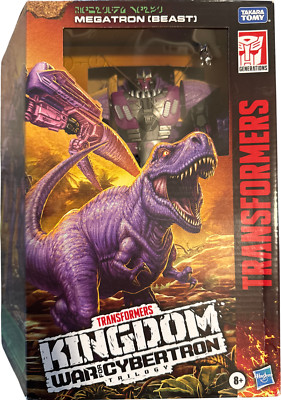 Transformers Kingdom Megatron Beast Action Figure WFC-K10 Dinosaur Toy