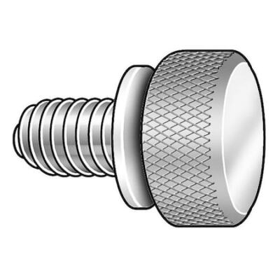 Zoro Select Wftsss14 Thumb Screw, #10-32 Thread Size, Plain 18-8 Stainless