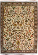 3x5' Ivory Traditional Tabreez Rug #PIX-9144