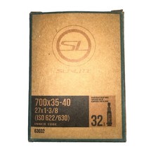 SUNLITE 700 x 35-40 622/630 27 x 1 3/8 Inner Tube 32 mm Presta Valve PV 63032