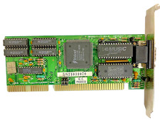 RARE 1991 TRIDENT TVGA9000B 512K ISA VGA CARD 9016X2/4 HNG2YPTVGA06X4LT2 MXB70