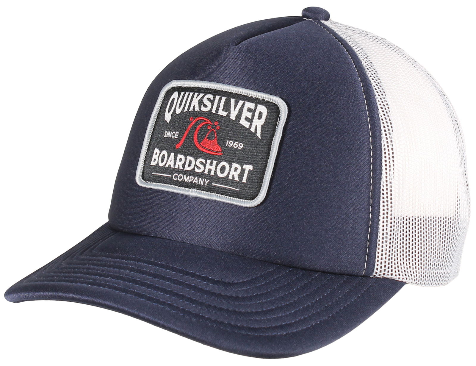 Удлиненная шляпа дальнобойщика Quiksilver - Темно-синяя - Новинка 5590₽