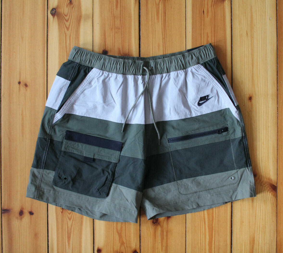 Nike Nsw Hype Hike Short Nike Webshorts Retro Kurze Hose Grün