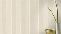 Vliestapete Rasch Leinenoptik Struktur Streifen Beige Creme 463910 (3,74€/1Qm)