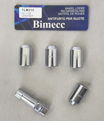 Bimecc M12 x 1,25 Tuner Sicherungsmuttern mit Schlüssel 4er Set - TLM215