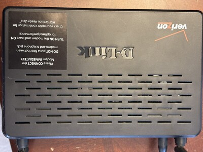 Verizon D-Link Router Model #DSL-2750B 24Mbps