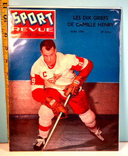 🔥 Mar. 1959 Sport Revue French-Canadian Hockey Magazine HIGH GRADE!🔥 G. Howe!