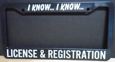 License Registration License Plate Frame Rat Rod Gasser Hot Rod Mustang Import
