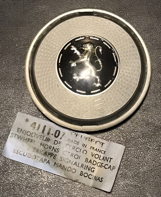1960's Peugeot Original Steering Wheel Horn Button | eBay