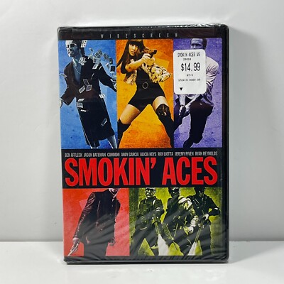 Smokin' Aces (DVD, 2007, Widescreen) Ryan Reynolds/Ray Liotta/Joseph Ruskin!