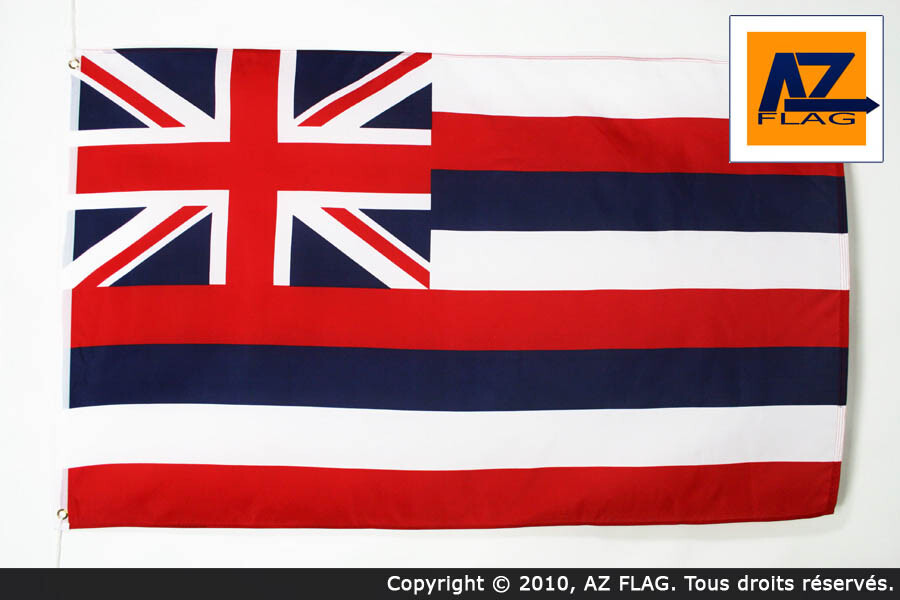 BANDIERA HAWAII 150x90cm - GRAN BANDIERA STATO AMERICANO – USA - STATI UNITI 90