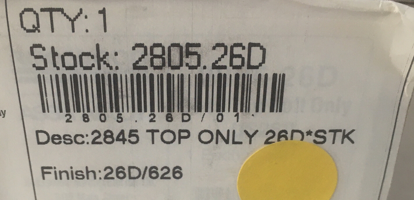 ROCKWOOD 2805.26D Combination Flush Bolt Brass Satin Chrome eBay