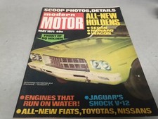 May 1971 MODERN MOTOR Mag Cortina Triumph NEW HQ HOLDEN Pacer & Monaro Ads