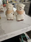 Vintage Shawnee Pottery Smiley Pig Salt And Pepper Shakers