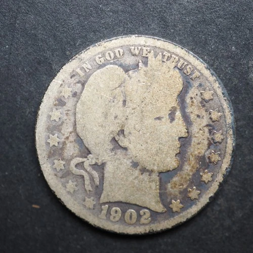 1902 *O * BARBER SILVER QUARTER  ***NICE*** FREE SHIPPING   C2055