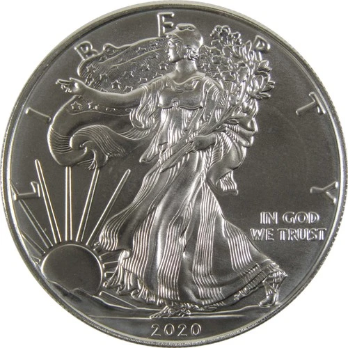 2020 American Silver Eagle Uncirculated Bullion $1 Coin