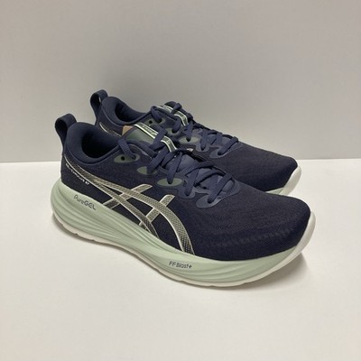 ASICS Gel Cumulus 27 Women Size 7 , Indigo Fog / Cream , + FREE ASICS TEE-Shirt