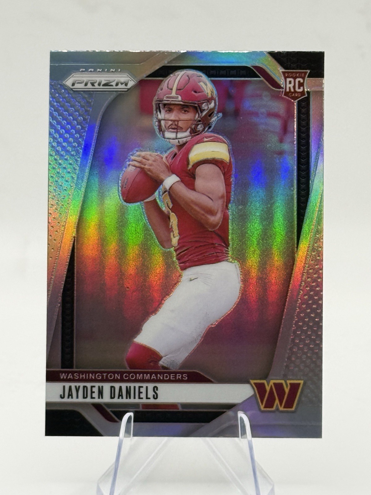 2024 Panini Prizm - Rookies Jayden Daniels #347 Silver Prizm (RC)
