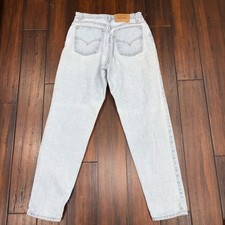 Vintage Levis Jeans Women 10 Blue 951 Orange Tab USA Made Relaxed Tapered Leg