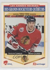 1993-94 Score Jocelyn Lemieux #43 0d7y