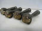 Antique Cast Iron Glass Ball Claw Feet Foot TABLE STOOL Hardware Lot 4 VICTORIAN
