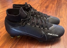 Nike Zoom Mercurial Superfly 9 Pro FG Soccer Cleats Men 6.5 Women 8 Black DJ5598