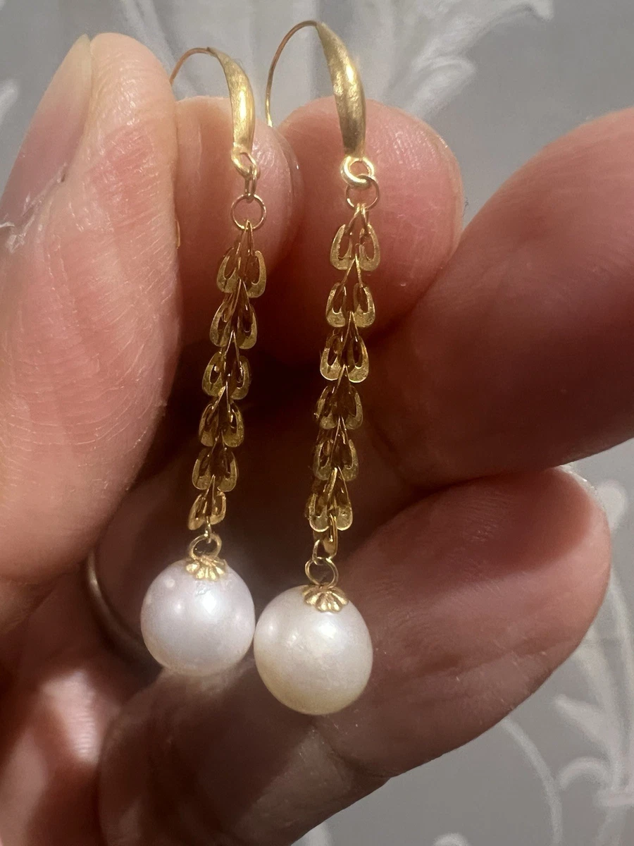 Solid 18k Gold Earrings 
