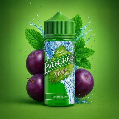 Evergreen 8ml Aroma - alle Sorten - Apple, Melon, Grape, Lime, Mango by SIQUE B.