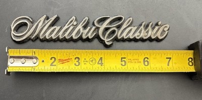 1978 1981 Chevrolet Malibu Classic Fender Emblems Pair 7''
