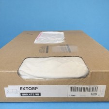 Copridivano 2 posti IKEA EKTORP Blekinge bianco antiscivolo 800.475.98 NUOVO